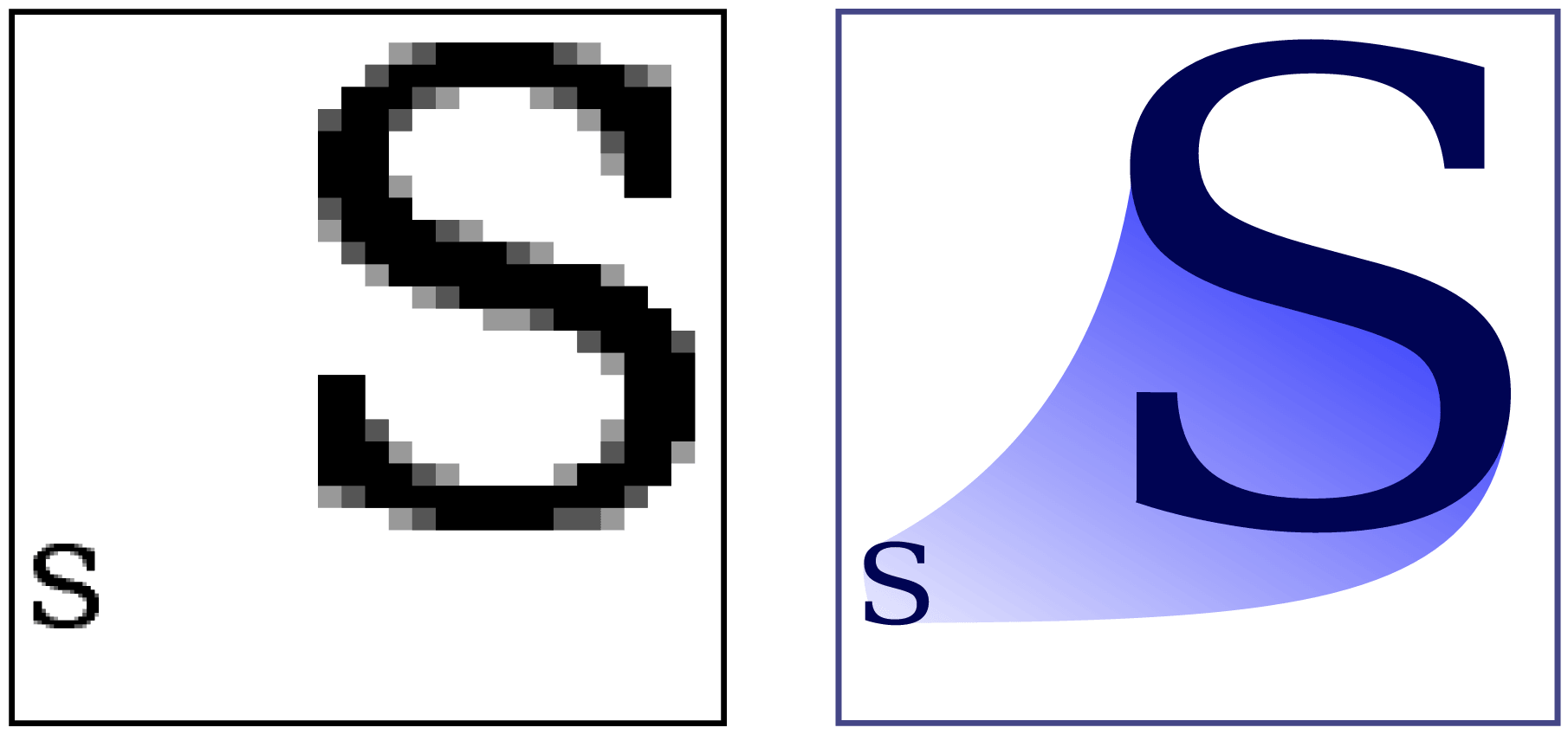 Растровое и векторное изображение