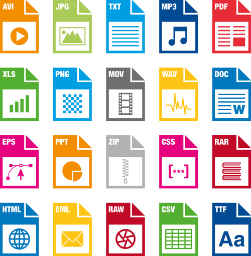 500x511 Creative Format Icons Vector Graphics Free Download