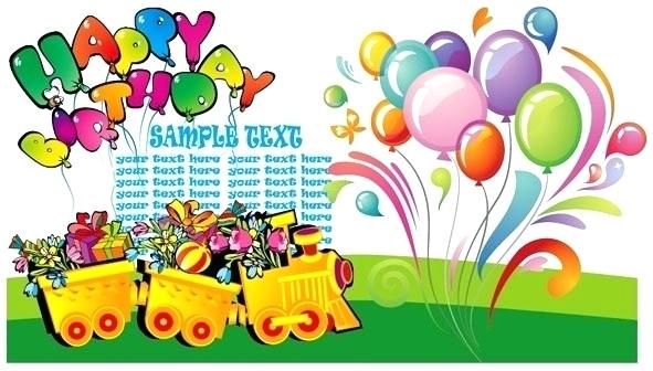 591x336 Happy Birthday Background Vector And Graphics Free Download