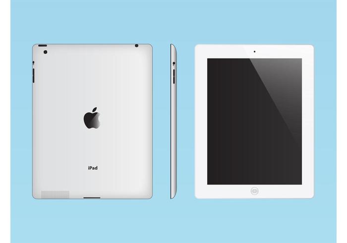 700x490 White Ipad Vector