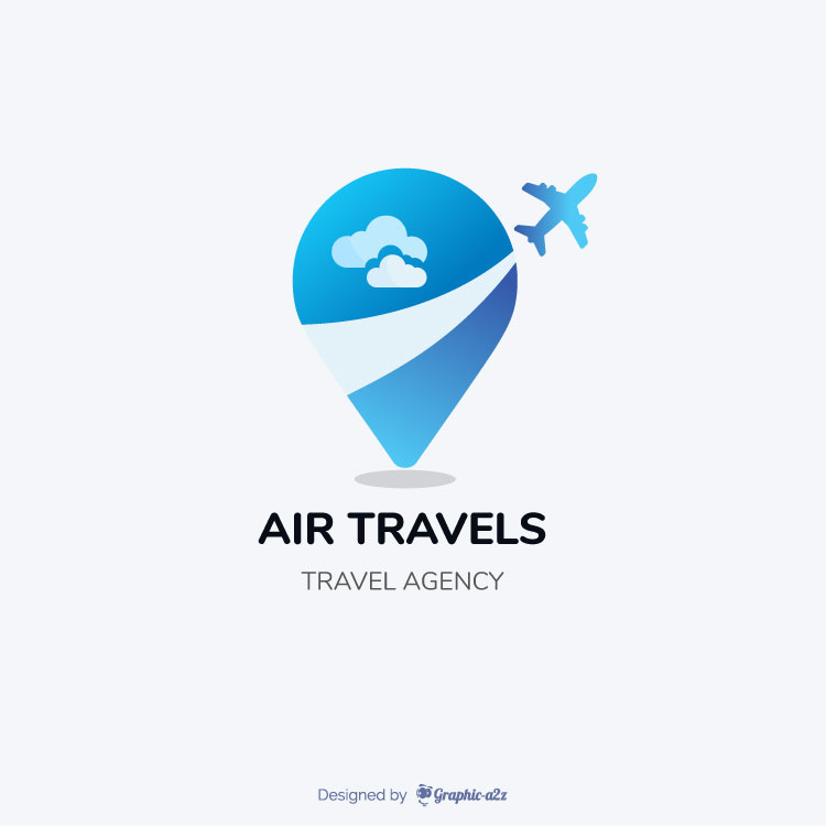 750x750 Creative Vector Travel Agency Logo Design