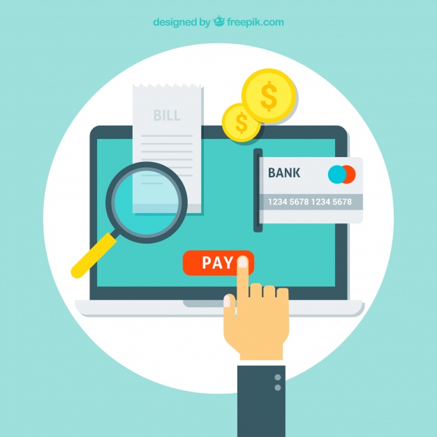 626x626 Online Payment Background Vector Free Download
