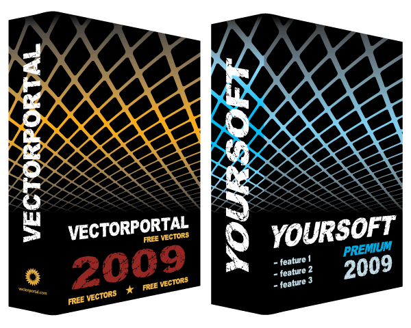 600x480 Software Box Vector Free
