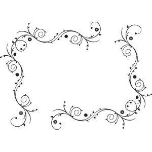 Vector Graphics Swirls Border