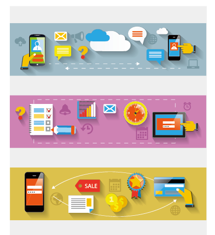 438x477 Creative Banners Web Design Vector Graphics For Free Download