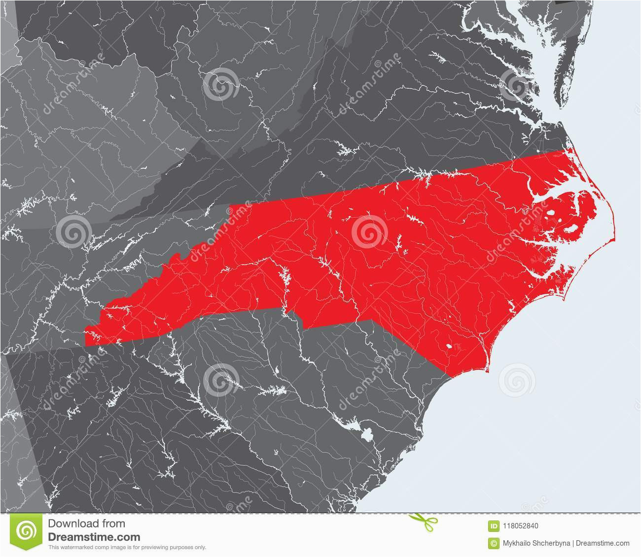 1300x1130 Map Of Lakes In North Carolina Map Of North Carolina With Lakes