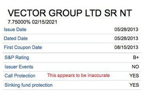 480x319 Vector Group Exchanges Bonds, New Notes Yield