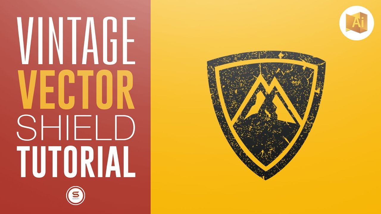 Vintage Vector Logo How To Add Texture In Illustrator Satori 1280x720 Vintage Vector Logo How To Add Texture In Illustrator Satori