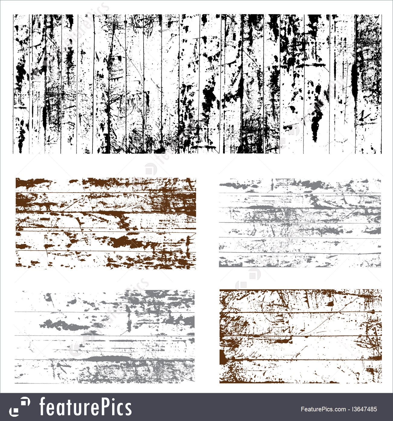 Vector Grunge Overlay Set 1300x1392 Vector Grunge Overlay Set