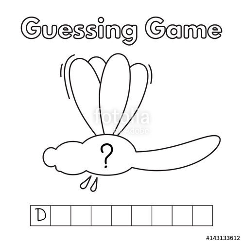 Cartoon Dragonfly Guessing Game Stock Image And Royalty Free 500x500 Cartoon Dragonfly Guessing Game Stock Image And Royalty Free