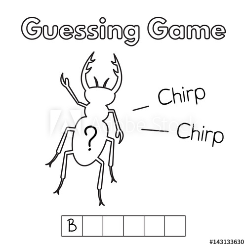 Cartoon Beetle Guessing Game 500x500 Cartoon Beetle Guessing Game