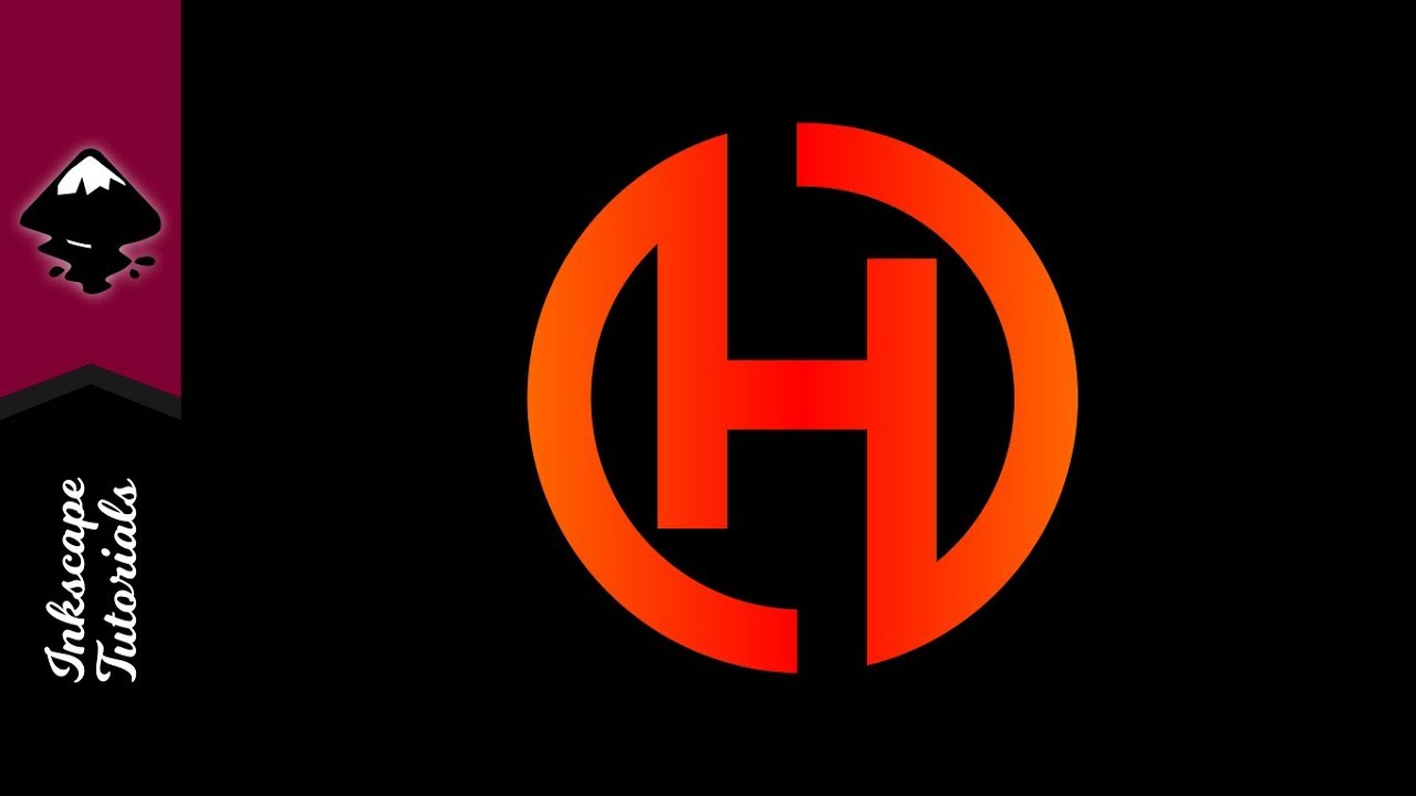 1280x720 Inkscape Tutorial Create A Vector Letter H Logo
