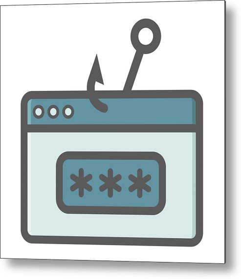 493x572 Password Phishing Colorful Line Icon, Security And Hack, Vector