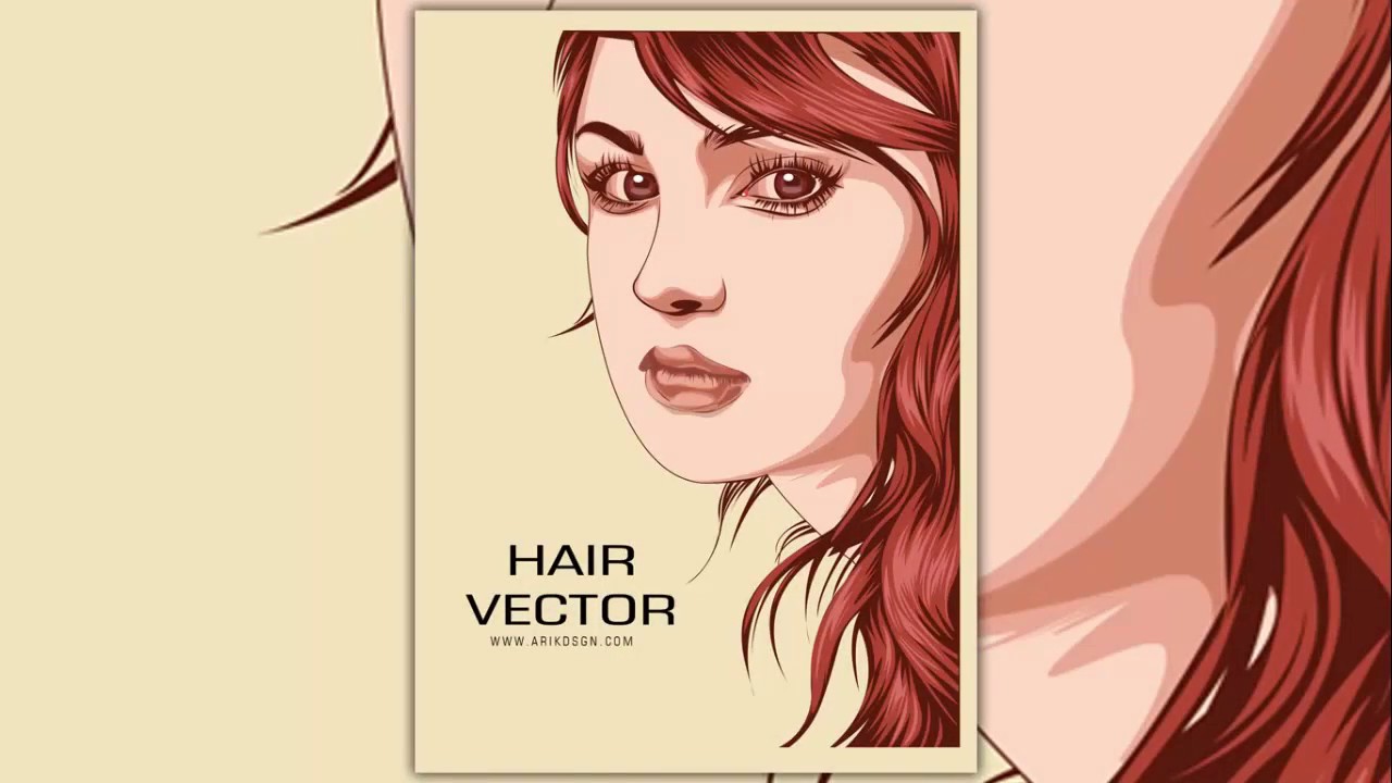 1280x720 How To Create A Hair Vector In Illustrator