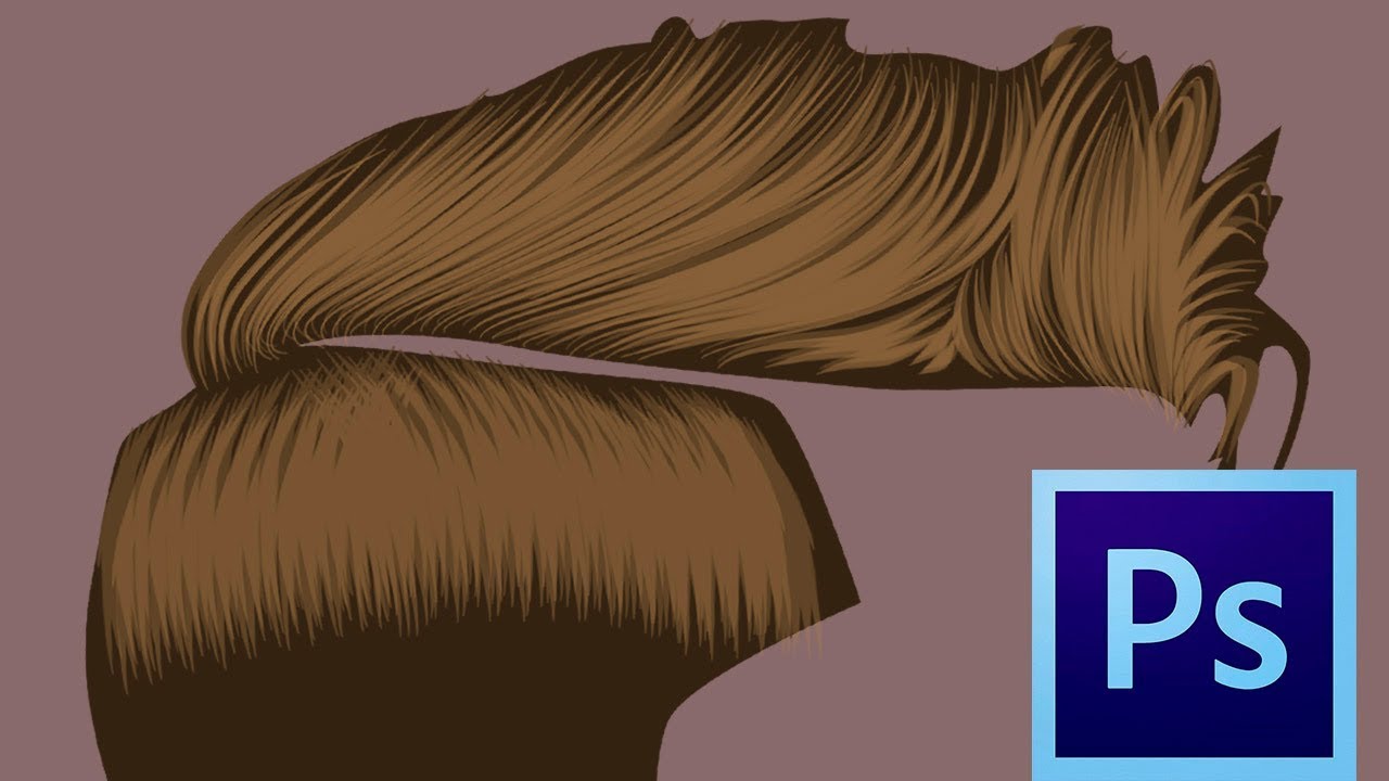 1280x720 Desenhar Vector Cabelo Photoshop Tutorial Draw Vector Hair