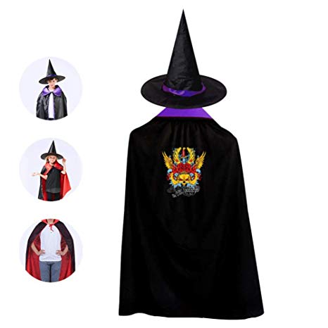 466x466 Kids Vector Skull Halloween Costume Cloak For Children