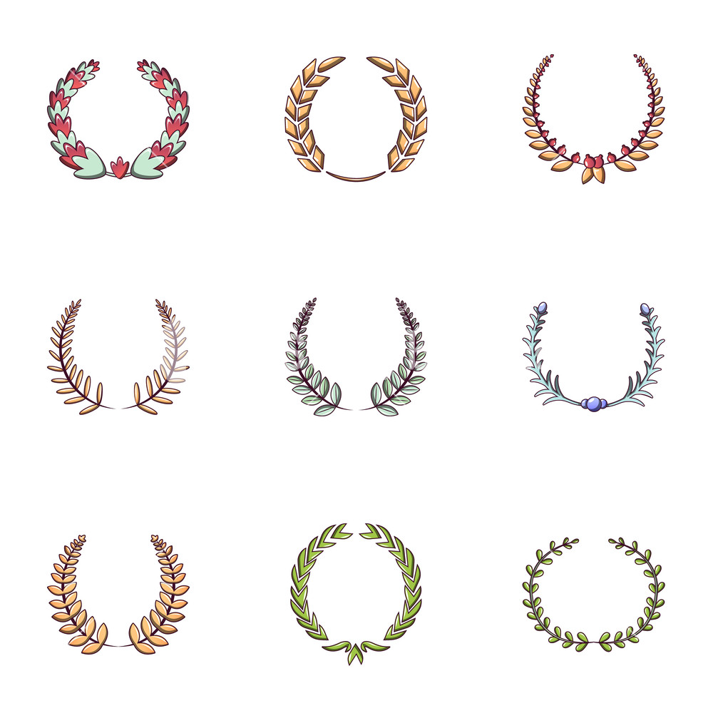 1000x1000 Halo Icons Set Cartoon Set Of Halo Vector Icons For Web