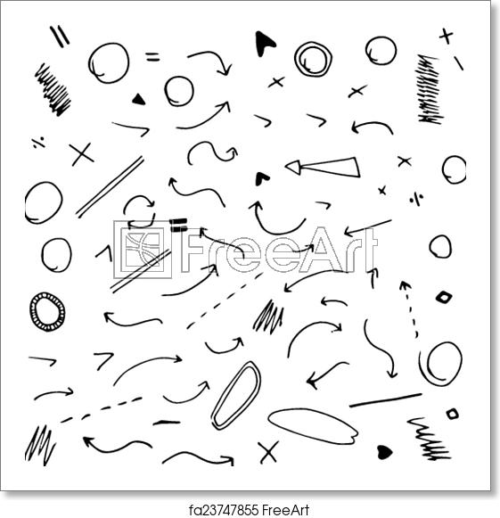 Free Art Print Of Isolated Vector Hand Drawn Arrows Set Isolated 561x581 Free Art Print Of Isolated Vector Hand Drawn Arrows Set Isolated