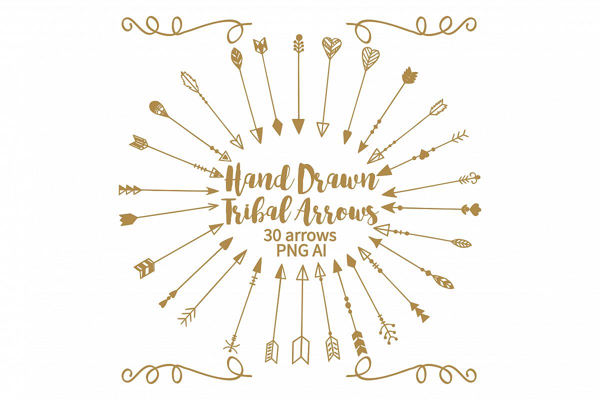 Hand Drawn Arrows Vector + Png 1200x800 Hand Drawn Arrows Vector + Png