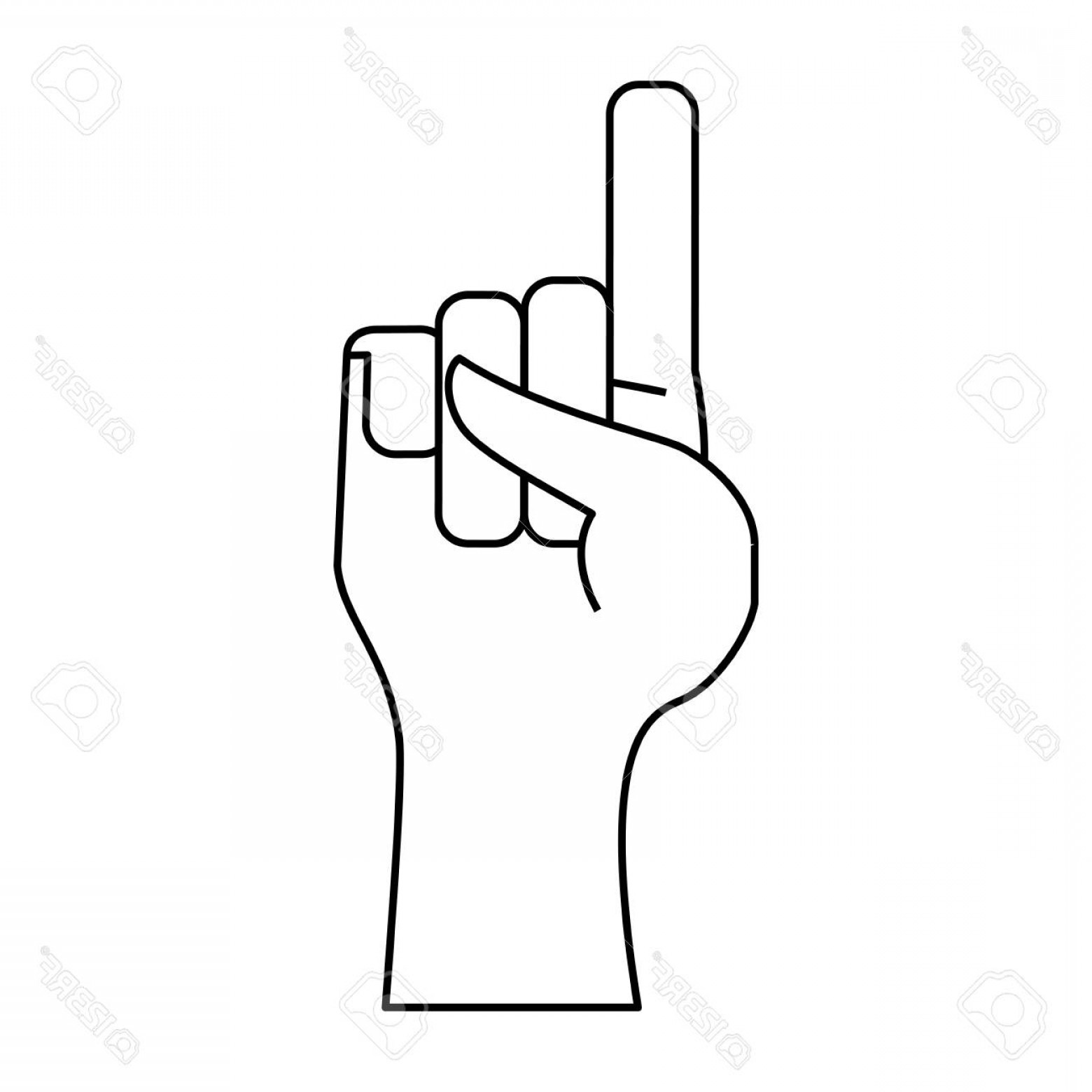 Photostock Vector Hand Pointing Up Icon Vector Illustration 1560x1560 Photostock Vector Hand Pointing Up Icon Vector Illustration