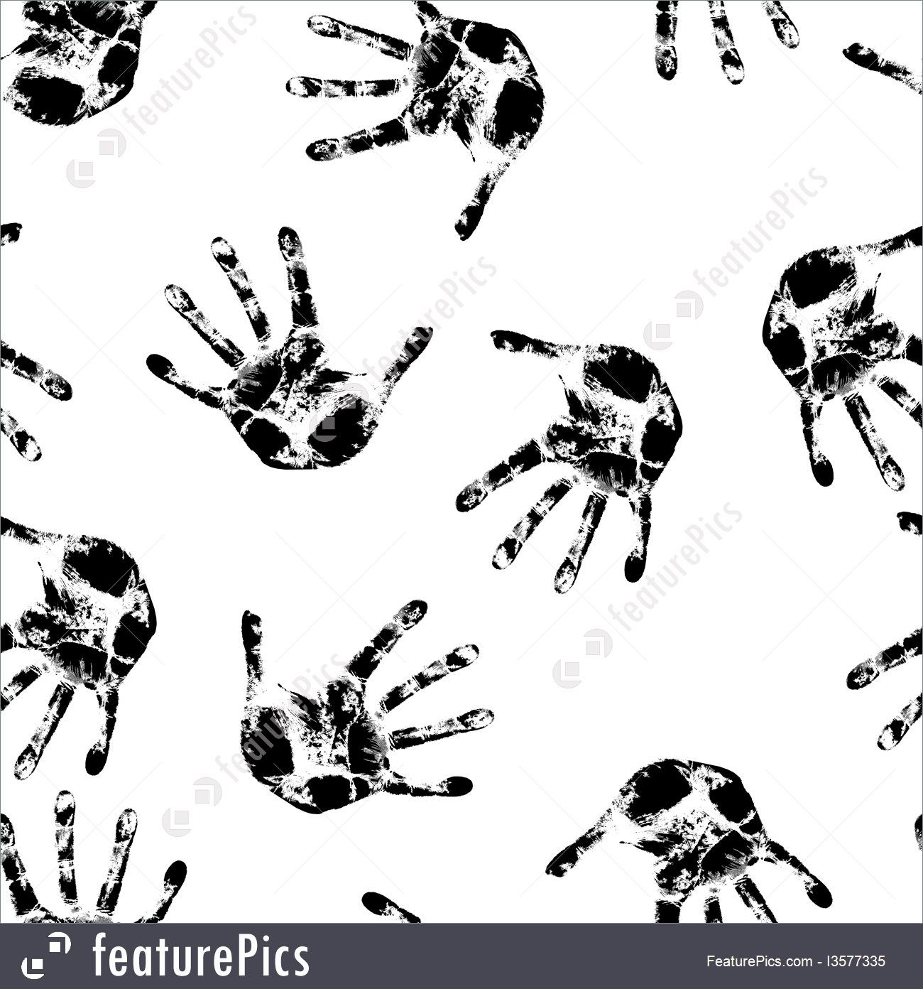 Vector Hand Prints at Vectorified.com | Collection of Vector Hand ...