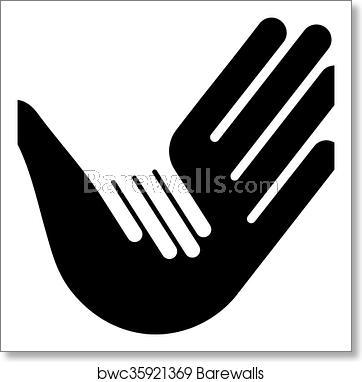 362x382 Isolated Vector Hands Logo Orphanage Emblem Family Sign