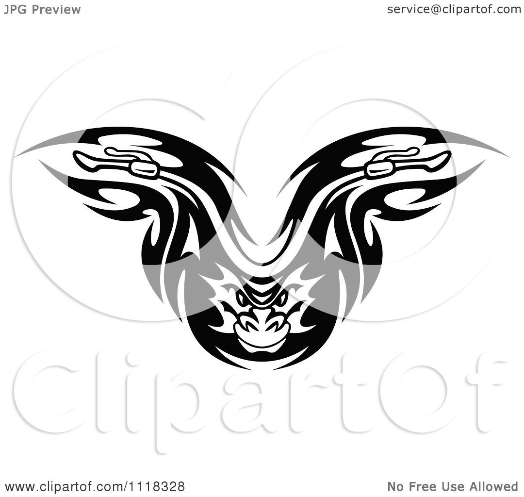 1080x1024 Clipart Of A Black And White Flaming Demon Motorcycle Biker