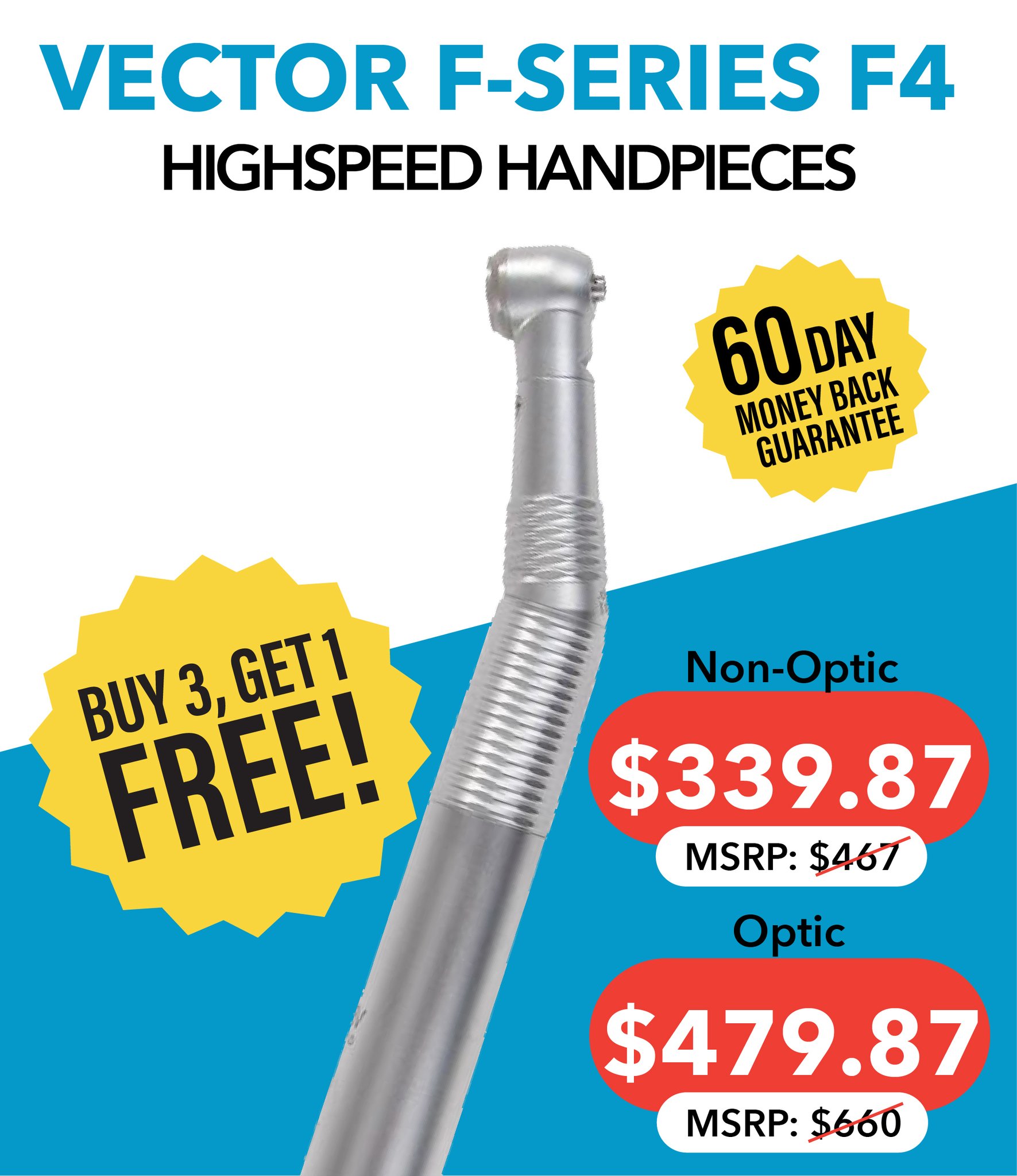 1771x2048 Vector F Series Highspeed Handpieces For Kavo Multiflex