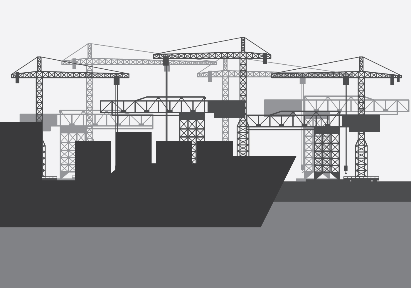 Harbor Free Vector Art 1400x980 Harbor Free Vector Art