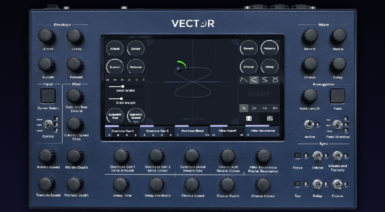 770x425 Vector Digital Hardware Synthesizer Warps Its Way Into