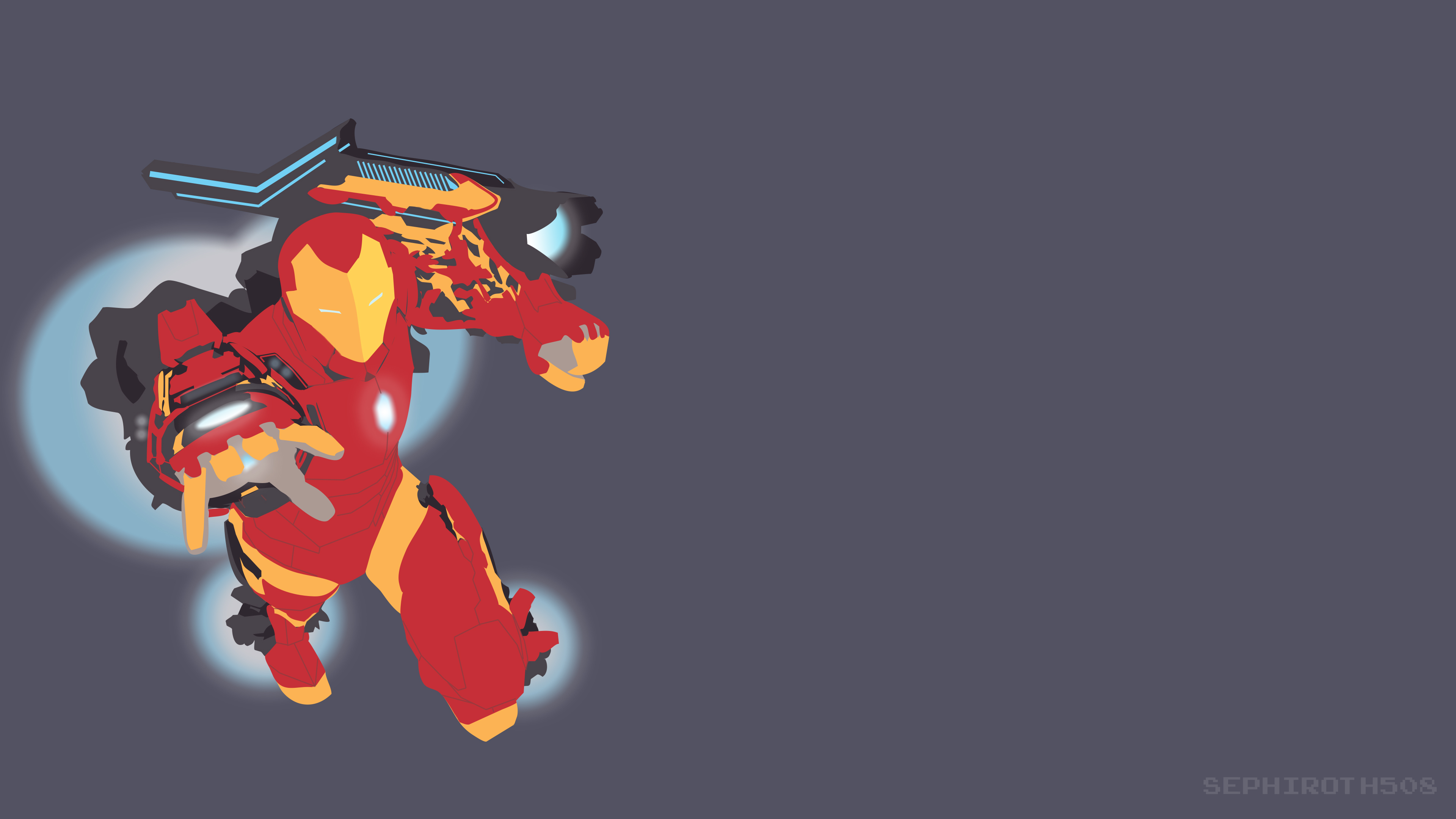 3840x2160 Invincible Iron Man Mk Vector, Hd Superheroes, Wallpapers