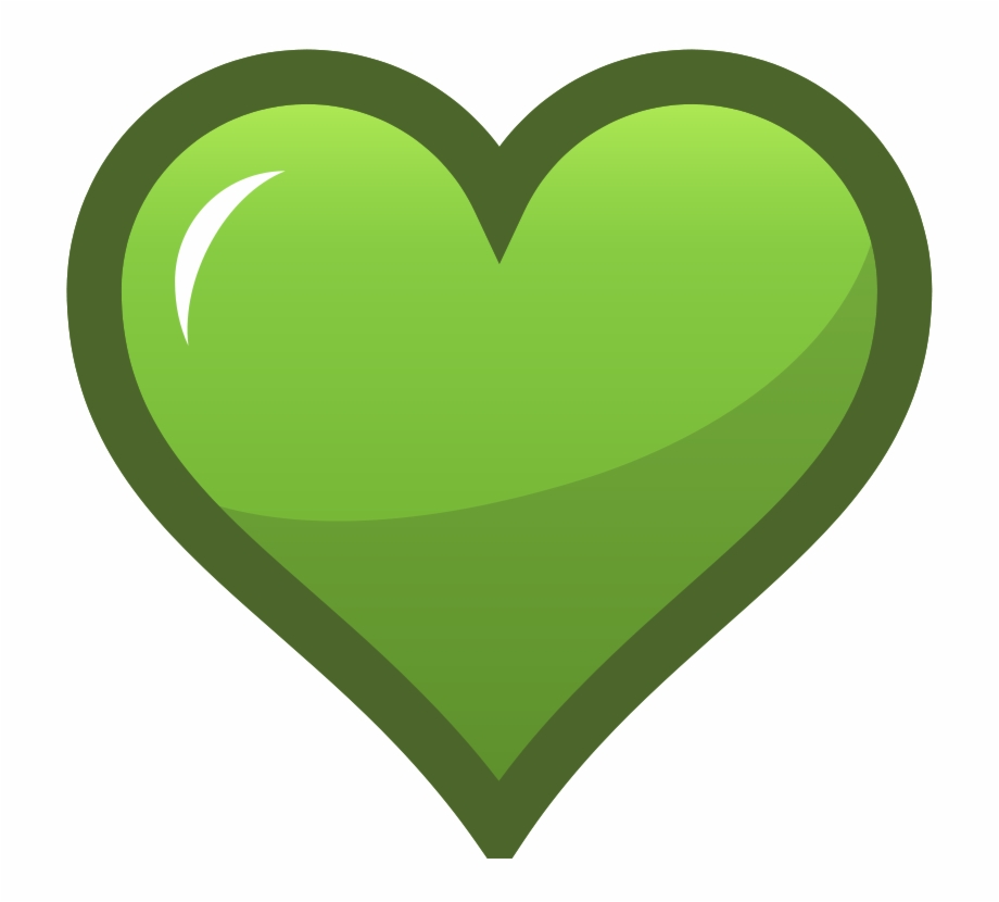 920x830 Green Heart Icon Free Vector