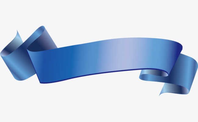 650x400 Hd Blue Ribbon Vector, Vector, Hd, Blue Png And Vector