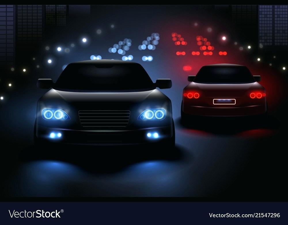 1000x780 Led Lights For Cars Car Composition Vector Image Lighting Shops