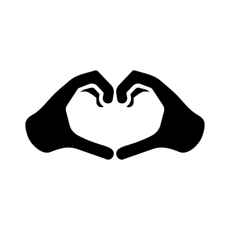 970x970 Get Free Stock Photos Of Hands Forming Heart Shape Vector Sign