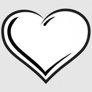 300x300 Photostock Vector Heart Shape Symbol Love Vector Black Heart