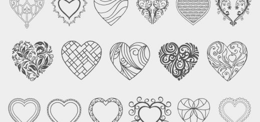520x245 Vector Heart Best Vector Download