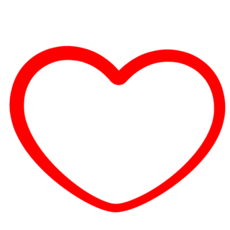 324x324 Heart Outline Png Vectorskey