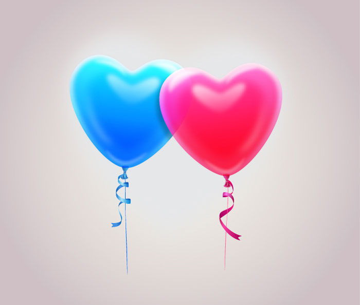 700x594 Illustrator Tutorial Heart Shaped Balloons Vector Freebies