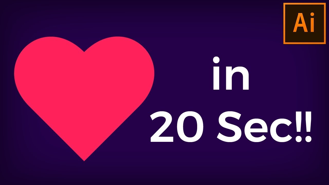 1280x720 Quicker Way To Create Heart Shape In Illustrator Adobe