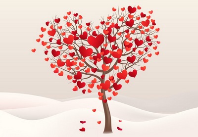 400x277 Draw A Vector Heart Shaped Tree In Illustrator