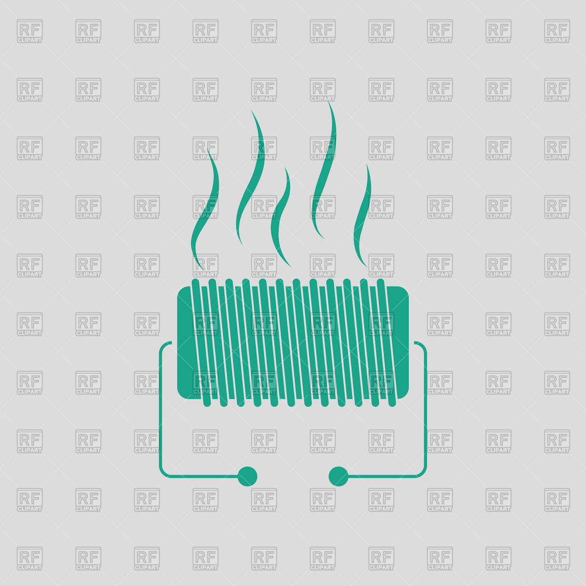 1200x1200 Electrical Heater Icon Vector Image Of Signs, Symbols, Maps