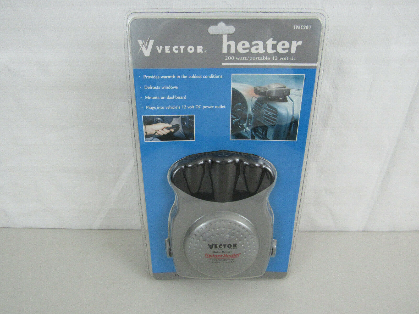 1600x1200 Vector Dash Mount Instant Portable Car Heater Volt Watt