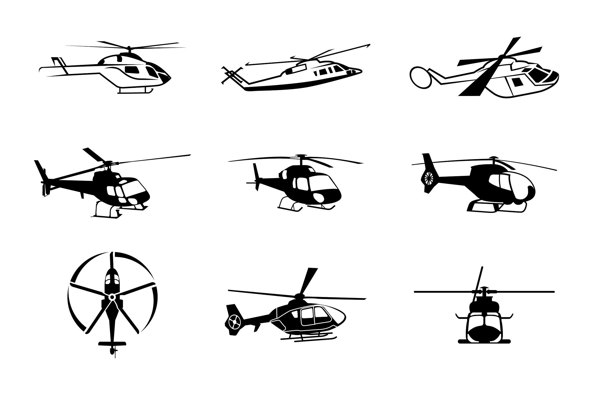 Helicopter Vector Illustration 2401x1601 Helicopter Vector Illustration