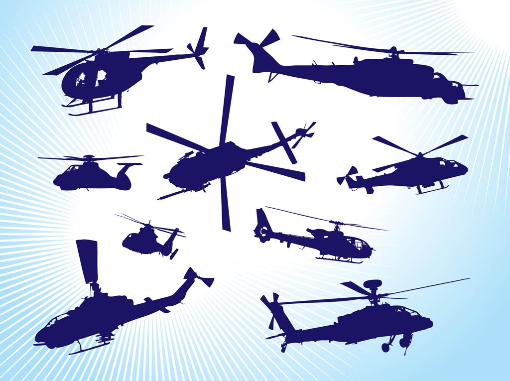 Helicopter Vectors Vector Art Graphics 1024x765 Helicopter Vectors Vector Art Graphics
