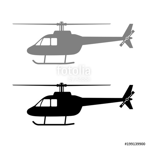Helicopter Vector Icons On White Background Stock Image 500x500 Helicopter Vector Icons On White Background Stock Image