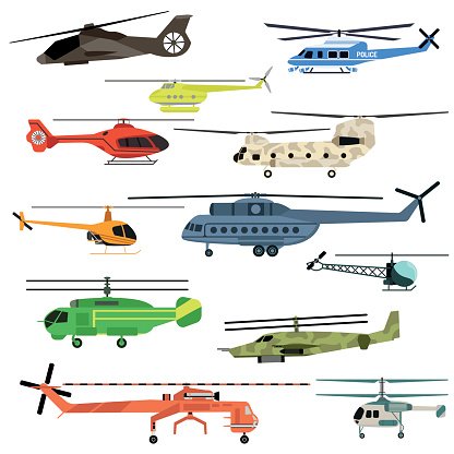 Helicopters Vector Set Stock Vectors 416x416 Helicopters Vector Set Stock Vectors