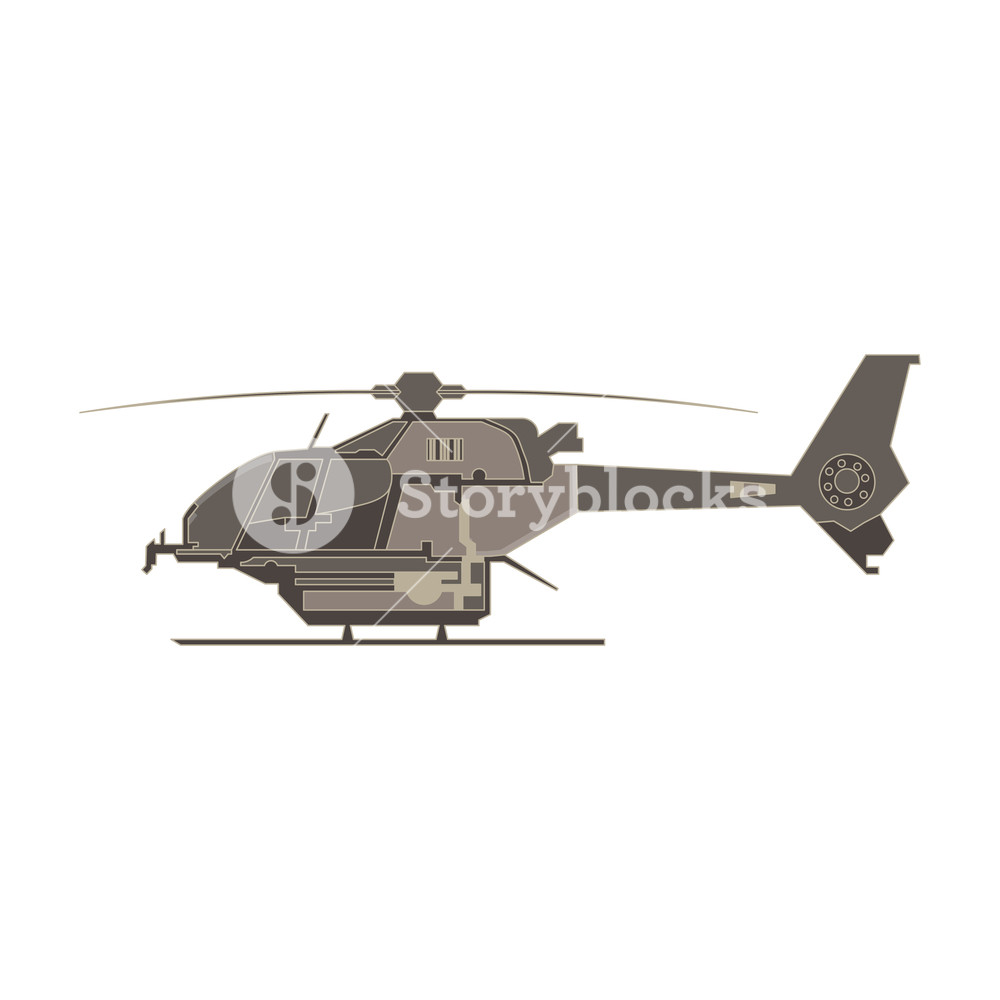Vector Helicopter Flat Icon Isolated Aircraft Military Side View 1000x1000 Vector Helicopter Flat Icon Isolated Aircraft Military Side View