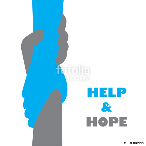 500x500 Help And Hope Logo Graphic Design Stock Image And Royalty Free
