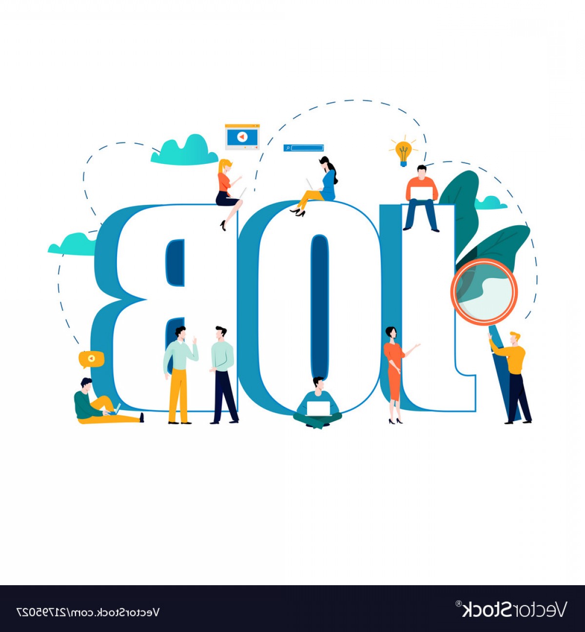 1200x1296 Job Search Recruitment Hiring Employment Vector Newwaysys